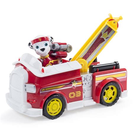 Paw Patrol Marshalls All Stars Fire Truck Vehicle And Figure Paw