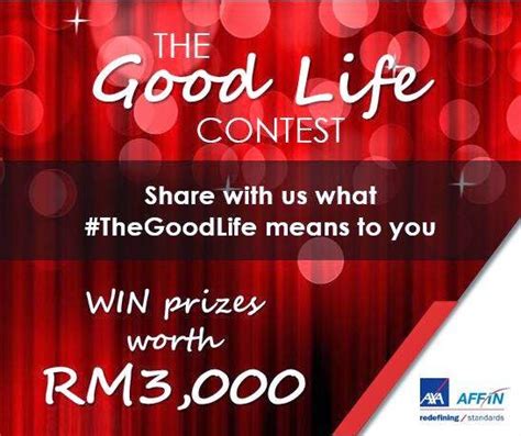 Axa is the global leader in insurance and investments, with 160,000 employees committed to protecting and improving the lives of 105 million axa affin life will strive to build close and lasting relationship with its customers, offering them care, support and advice with the highest standard of. AXA AFFIN Life Insurance #TheGoodLife Contest : Win Prizes ...