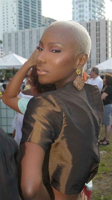 The trendiest natural hairstyles for black women are collected in our article, helpful for beginners and inspiring for dab hands. glamorous big chop, this brown beauty went blonde | Hair ...