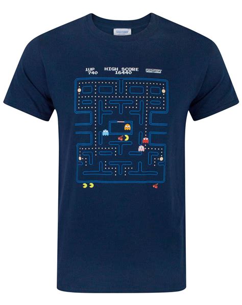 Pacman Pac Man Retro Arcade Game Classic Mens T Shirt Gaming Tee Ebay