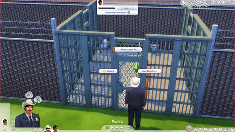 Mod The Sims The Sims 4 Prison Setworking Jail Doors More