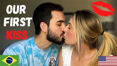 story time our first kiss international couple brazilian american youtube