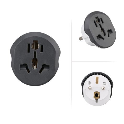 Plug & socket types around the world. CN US UK to EU plug adapter