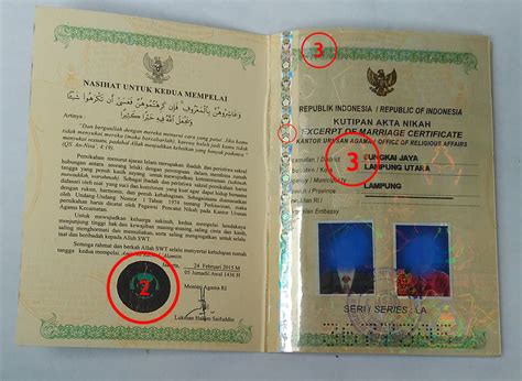 KUA SUNGKAI JAYA: Cara Mengenali Keaslian Buku Nikah “Terbaru”