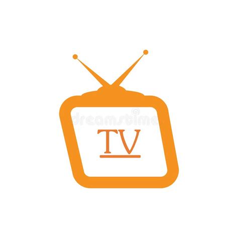 Tv Logo Design Flat Icon Stock Vector Illustration Of Graphic 249033543