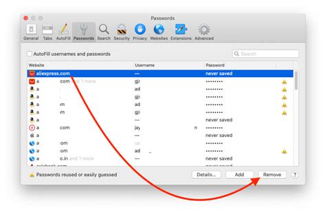 How To Remove Or Stop Autofill Saved Password Safari On Mac Monterey