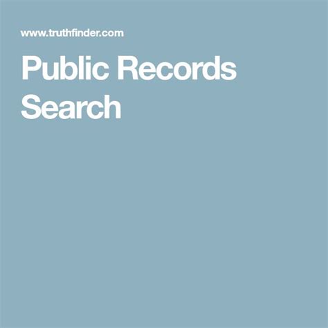 Public Records People Search Search Public Records Truthfinder