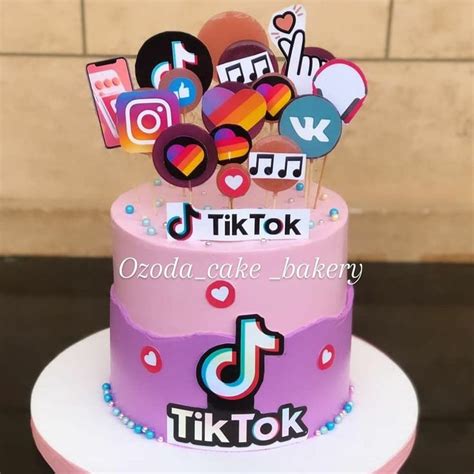 Tik Tok In 2021 Easy Cake Decorating Cake Birthday Cakes For Teens