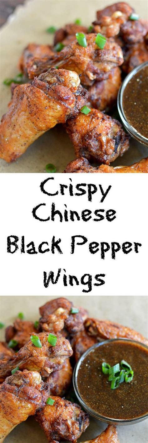 This chinese pepper chicken recipe is soooo good! Crispy Chinese Black Pepper Chicken Wings | Recipe ...