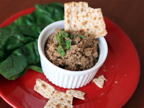 Pounding the chicken cutlets before cooking renders them thin and terrifically tender. Mock Chopped Liver - Passover Potluck Recipe