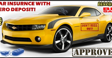 These states are arizona, california. Cheap No Deposit Car Insurance Policy, Low Deposit, Zero ...