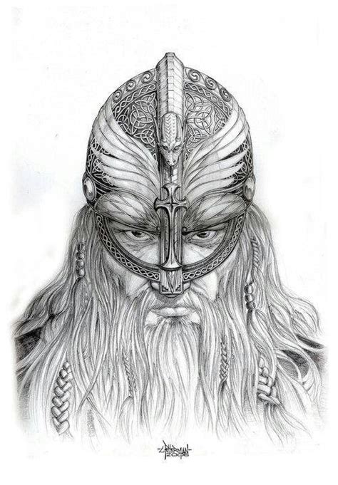 Viking Viking Warrior Tattoos Viking Drawings Viking Art