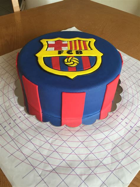 Barcelona Futbol Club Cake Condensed Milk Flavor Barcelona