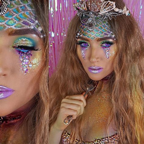 20 Unique Mermaid Makeup Looks For Halloween Mermaid Makeup Halloween