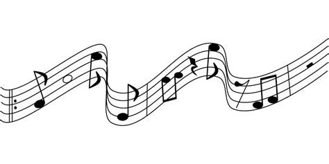 Free Vector Graphic Melody Music Notes Flying Stave Free Image