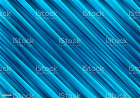 Blue Glossy Diagonal Stripes Abstract Tech Background Stock