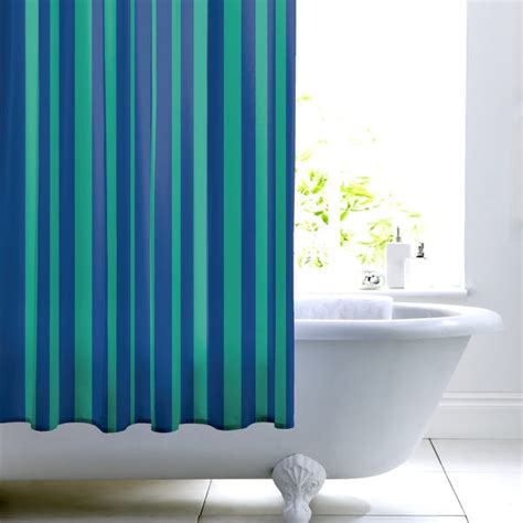 Bold Stripe Shower Curtain Dunelm