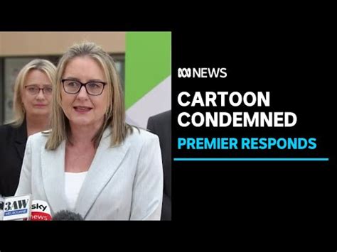 Sexual Imagery Cartoon Depicting Victorian Premier Nude Widely