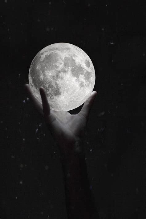 Beautiful moon moon, light, space, universe, big, white, dark, black. New Moon Magic: February 2015 - Gala Darling