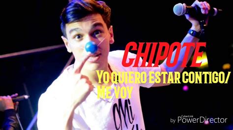 Nostalgia, amor y una posible reconciliación, es la letra que contiene el tema 'contigo voy a muerte', el cual para muchos de los seguidores de karol, podría ser un tema inspirado en su expareja el cantante anuel, con quien hace. Chipote - Yo quiero estar Contigo (Lo Nuevo) / Me voy ...