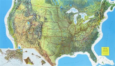 Topographical Map Of Usa With Highways Map Of World