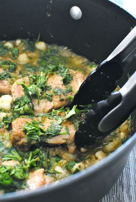 Maybe you would like to learn more about one of these? Braised Chicken in a Tomatillo Sauce | Tomatillo recipes ...