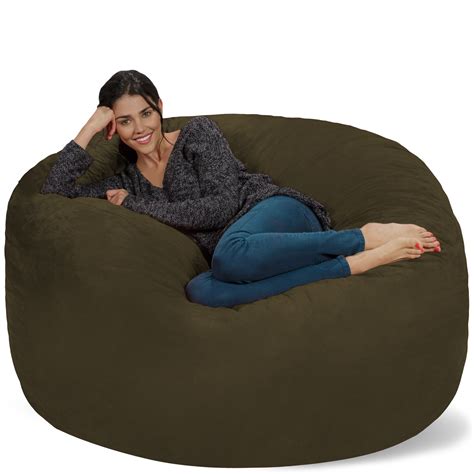 Chill Sacks Bean Bag Chair Giant Memory Foam Furniture Bags And Large Lounger Big Sofa With