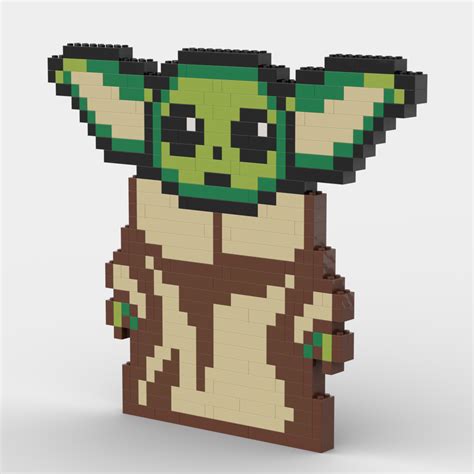 Lego Moc Baby Yoda By Neroz Rebrickable Build With Lego