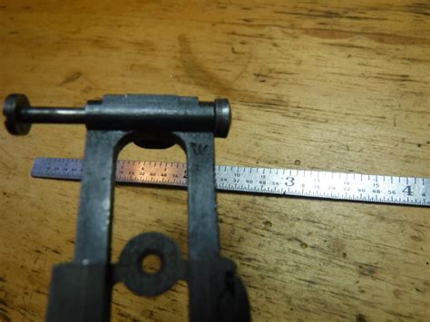 M1917 Enfield Rear Sight Ladder W Marked And Sight Slide Marked E
