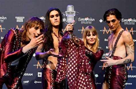 Watch Italian Rock Band Maneskin Crowned Winner Of Eurovision Song