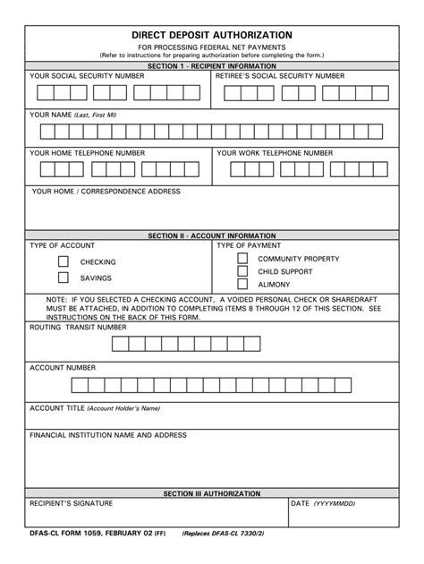 Dfas Cl Form 1059 Fill Online Printable Fillable Blank Pdffiller