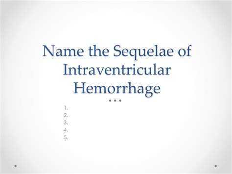 Ppt Intraventricular Hemorrhage In The Neonate Powerpoint