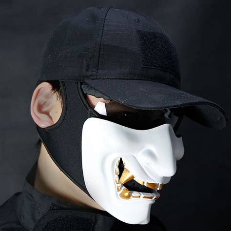 Buy Adult Grimace Cosplay Tactical Cycling Half Mask