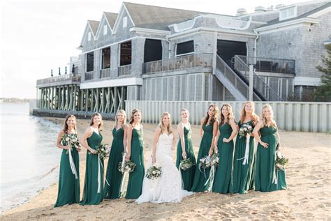 bridal party portraits at the river house at rumson country club wedding rumson nj p