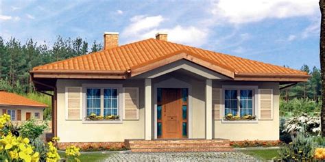 A casa de campo é uma opção para fugir do estresse da cidade e relaxar curtindo a natureza. Plano de casa de campo con 110 m2 y 2 dormitorios