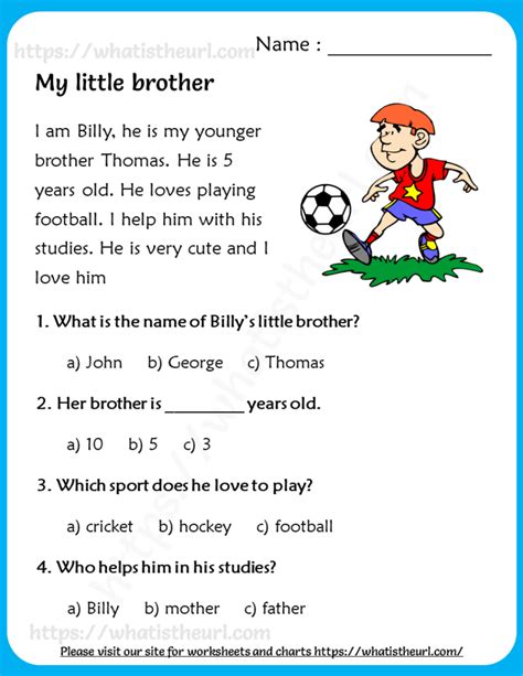 Reading Comprehension For Grade 2 Your Home Teacher 1st Grade Reading