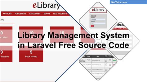Library Management System In Laravel Free Source Code INetTutor