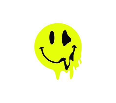 Smiley Face Decal Smiley Face Melted Car Decal Smiley Car Etsy