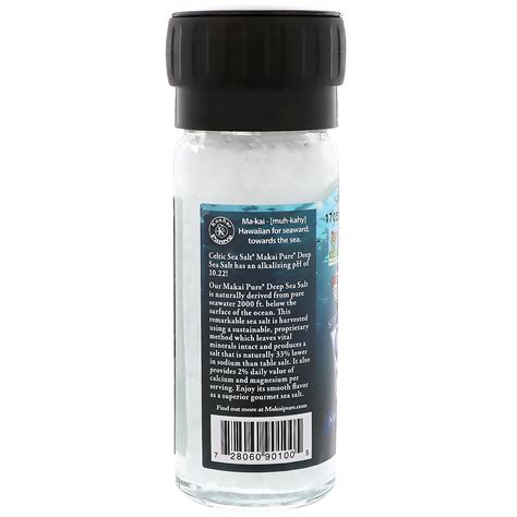 Celtic Sea Salt Makai Pure Deep Sea Salt Pure Vital Minerals 3 Oz