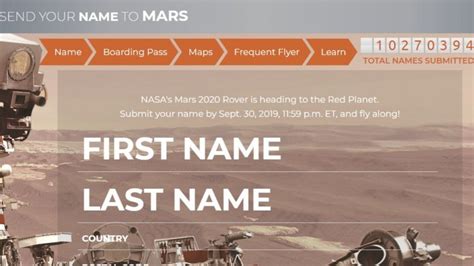 Members of the public can send their names to mars aboard nasa's insight lander, which will launch next year. Final Opportunity To Send Your Name On Mars, Last Day Today: Here's Direct Link - News Nation