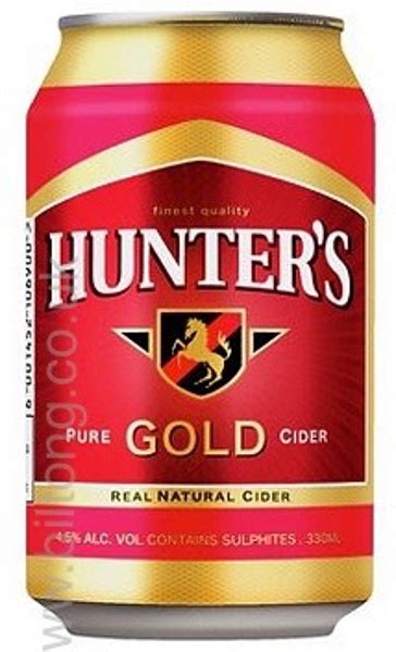 Hunters Gold Cider Cans 6 Pack Susmans Best Biltong