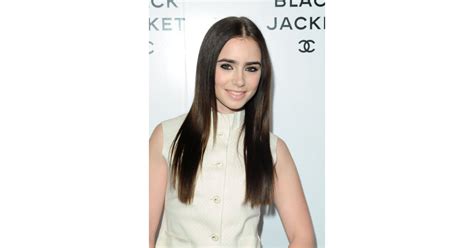 Lily Collinss Straight Hair In 2012 The Wildest Celebrity Hair