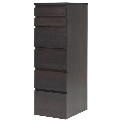 Find great deals and sell your items for free. MALM Commode 6 tiroirs, brun noir, miroir, 40x123 cm - IKEA