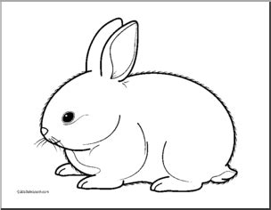 Rabbit Clipart Black And White Rabbit Black And White Clip Art Images HDClipartAll
