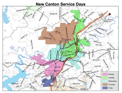 Canton GA Trash Schedule 2024 (Bulk Pickup, Holidays, Map)