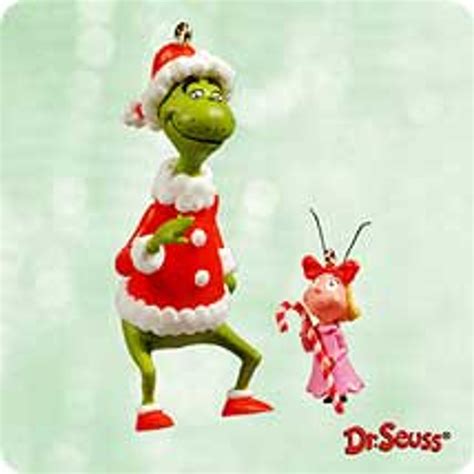2003 grinch and cindy lou who hallmark ornament the ornament shop