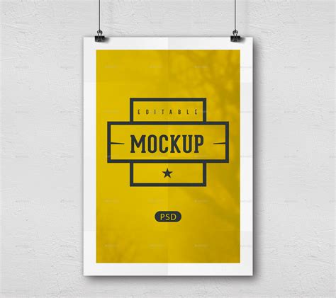 Download Poster Mockups by wecangraphic | GraphicRiver