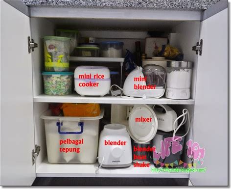 58 idea susun atur barang di dapur yang kemas dan cantik hartatanah com. DAPUR: Susun Atur Dalam Kitchen Cabinet #1 | Life 101