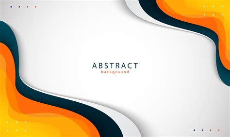 Abstract Background With Orange Wave Graphic By Be Young · Creative Fabrica