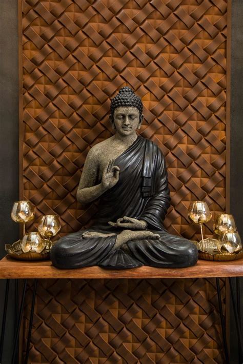 What Metal Do You Need At Home Buddha Statue Decor Buddha Wall